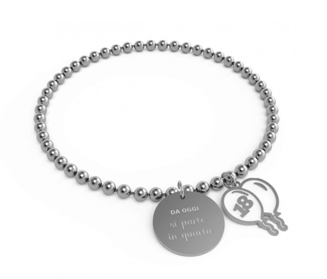 Bracciale 10 Buoni Propositi DA OGGI si parte in quarta - B5183