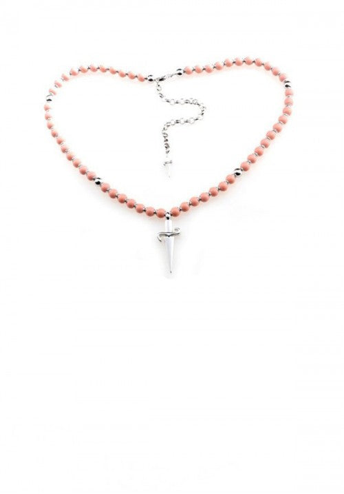 Collana rosario Cesare Paciotti Rosa