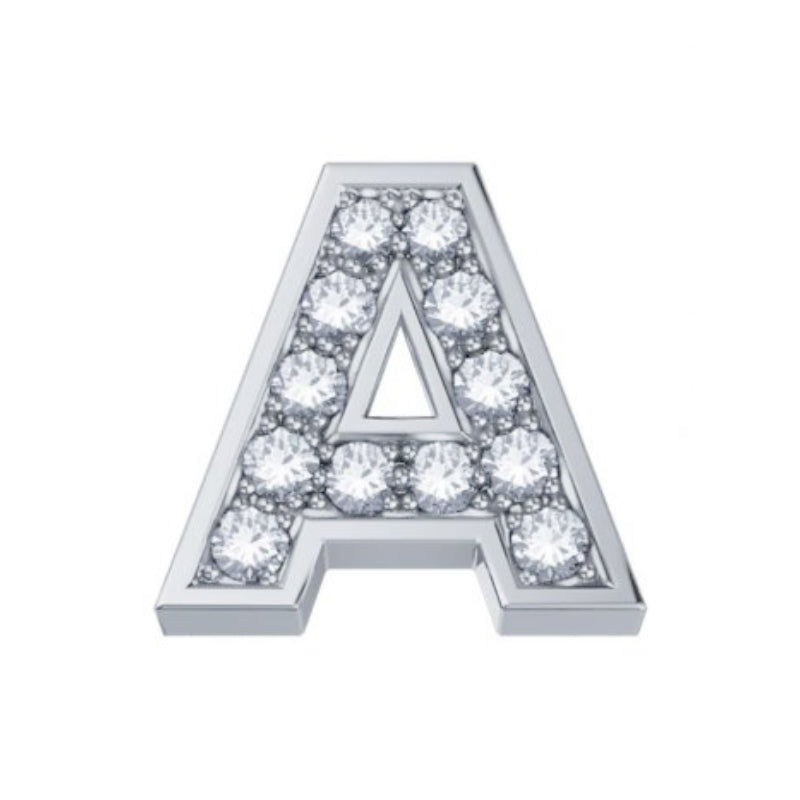 Elemento lettera A in oro bianco e diamanti ELEMENTS (DonnaOro) - DCHF3319A.002