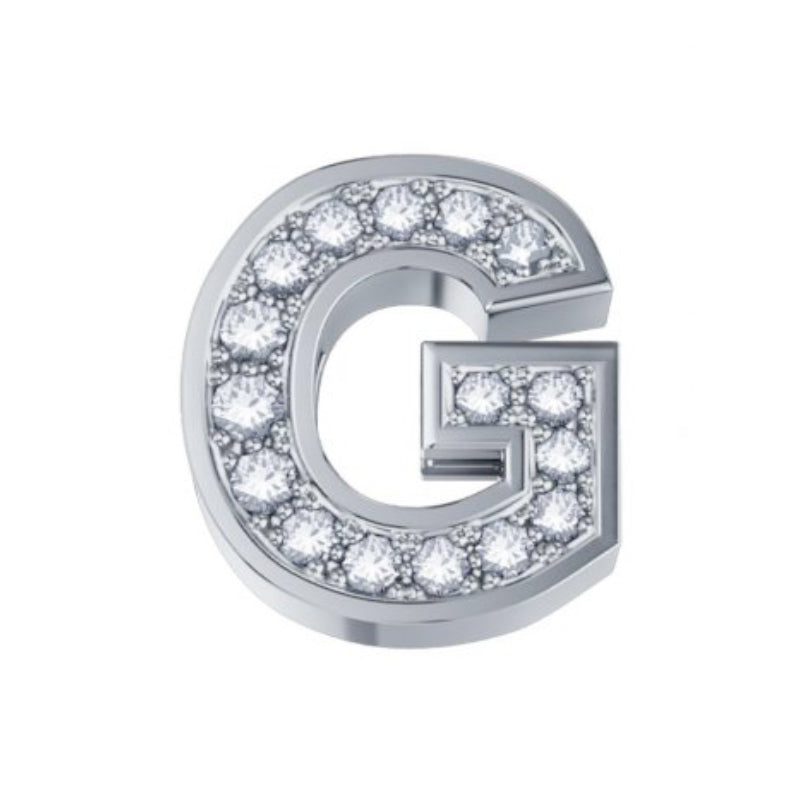 Elemento lettera G in oro bianco e diamanti ELEMENTS (DonnaOro) - DCHF3319G.002