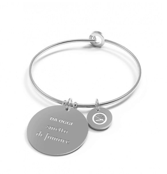 Bracciale 10 Buoni Propositi DA OGGI smetto di fumare - B4983