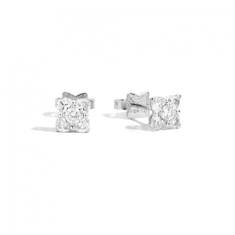 Orecchini in oro bianco 18 KT Recarlo - Collezione Eden