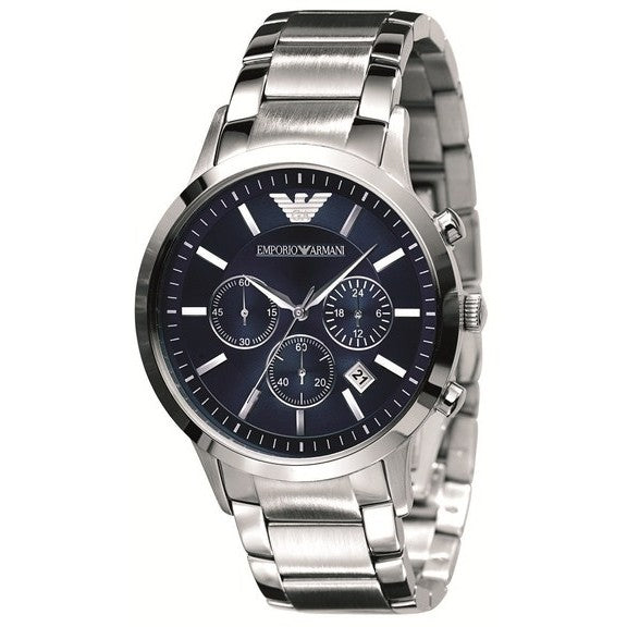 Orologio Emporio Armani Uomo con fondo blu