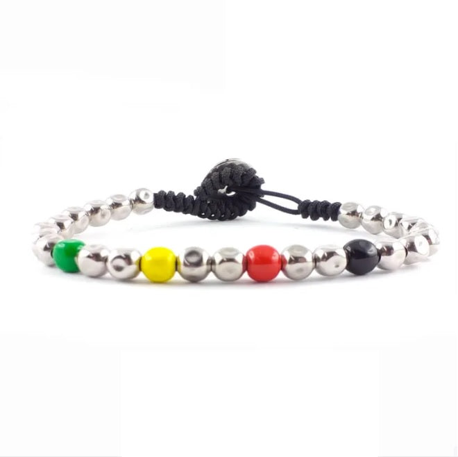 Bacciale uomo Gerba Jewels - Silver Square 04
