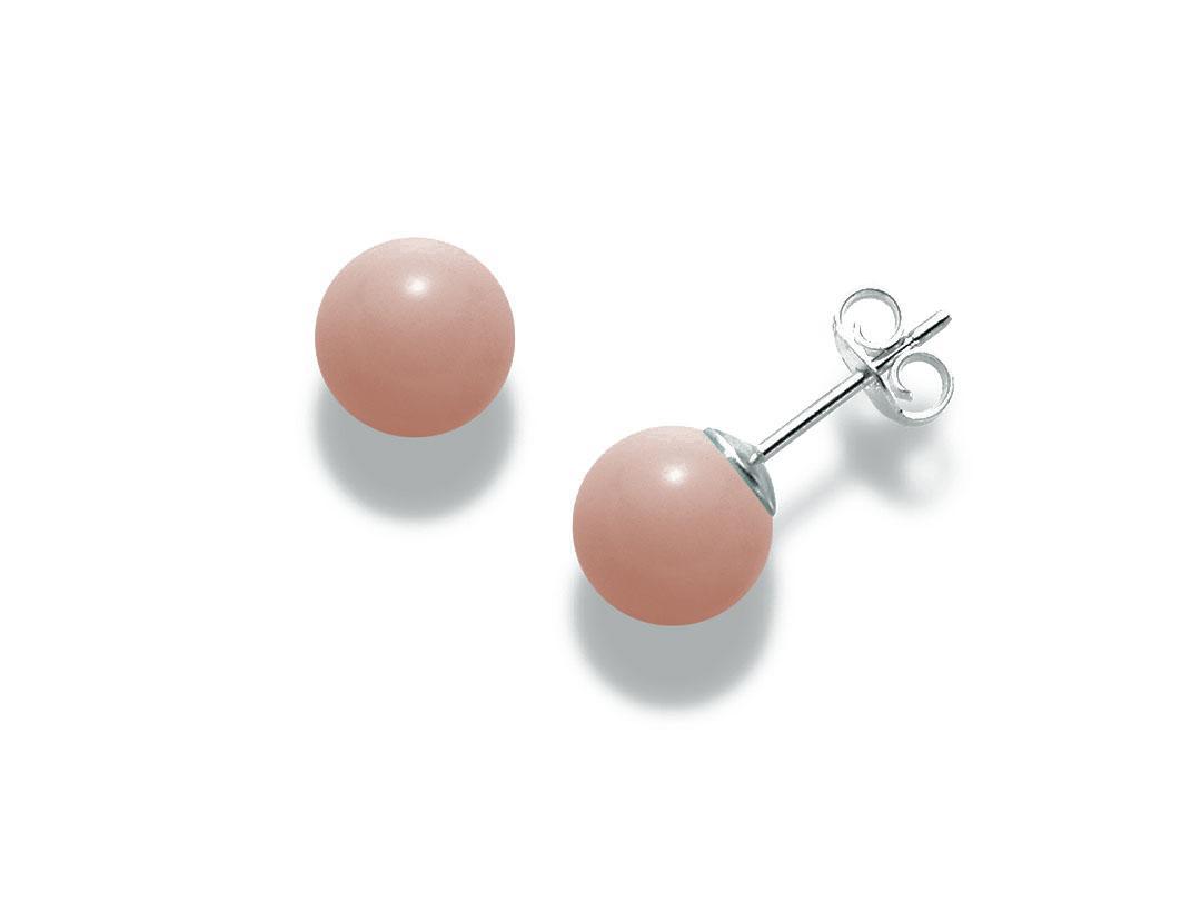 ORECCHINI DONNA A LOBO CORALLO ROSA 9 MM MILUNA Codice prodotto: PER2323