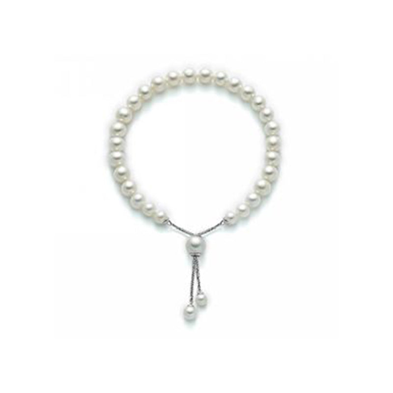 Bracciale di Perle Miluna in oro bianco collezione Miss Italia - PBR2631