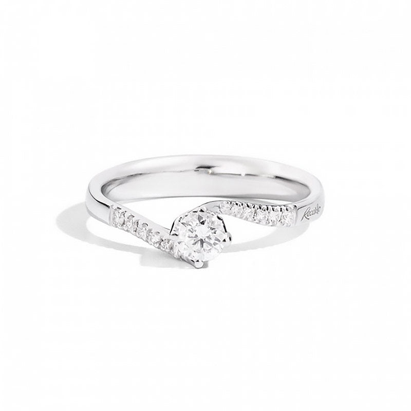 Anello in oro bianco 18 KT Recarlo della collezione Anniversary - R01SP195/015