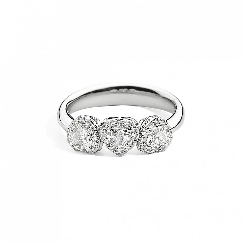 Recarlo Gioielli Re Carlo Trilogy Anello Anello In Oro Bianco