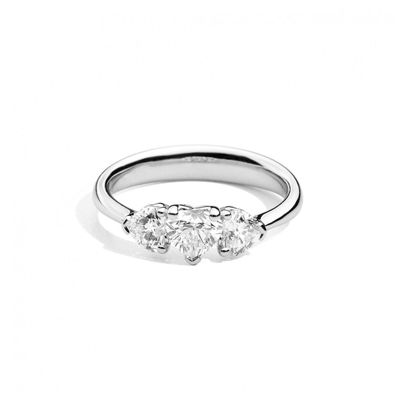 Anello in oro bianco 18 KT trilogy Recarlo della collezione Anniversary Love