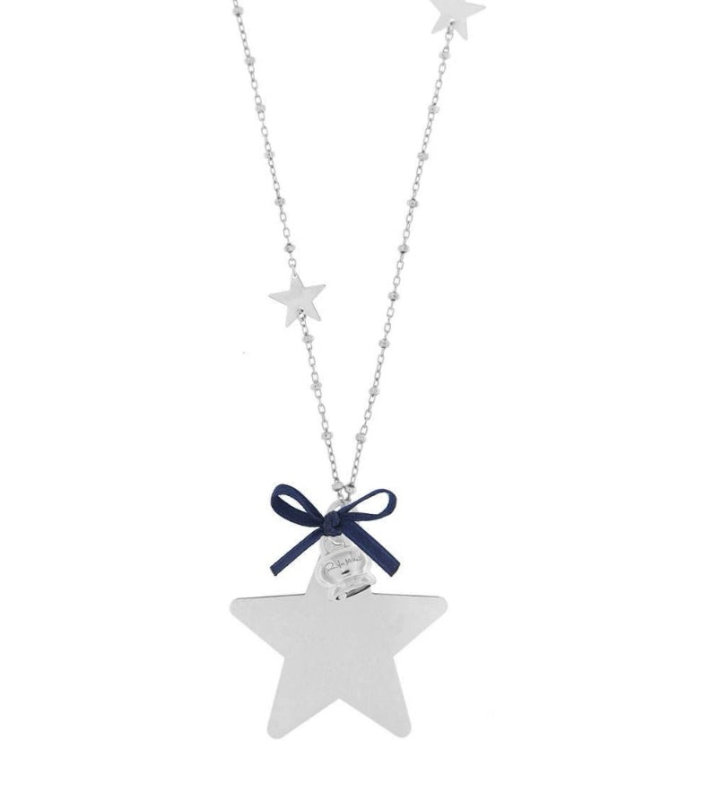 COLLANA INSERTI STELLE CON CIONDOLO E Campanello Rue Des Mille