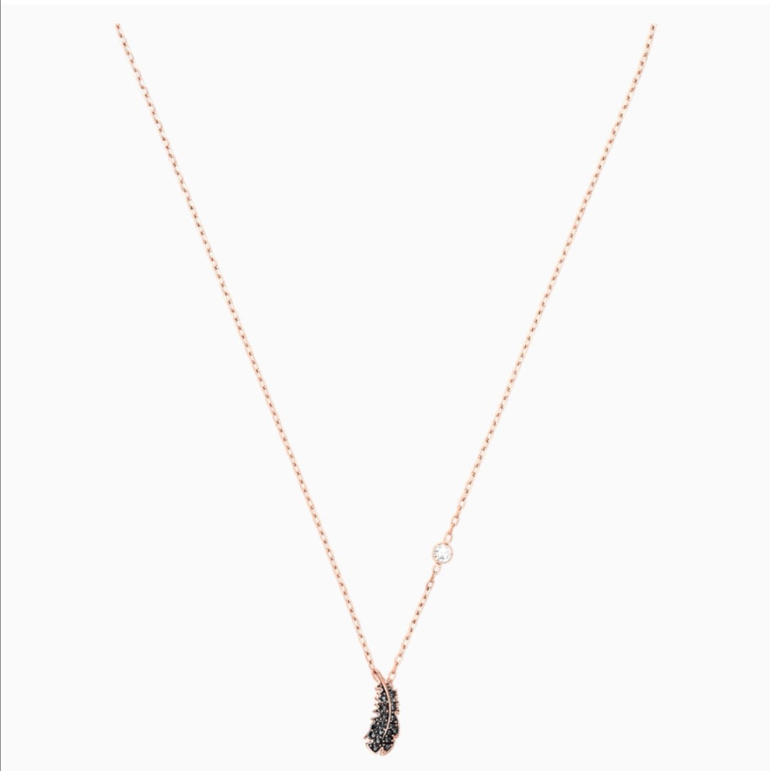 COLLANA NAUGHTY, NERO, PLACCATO ORO ROSA