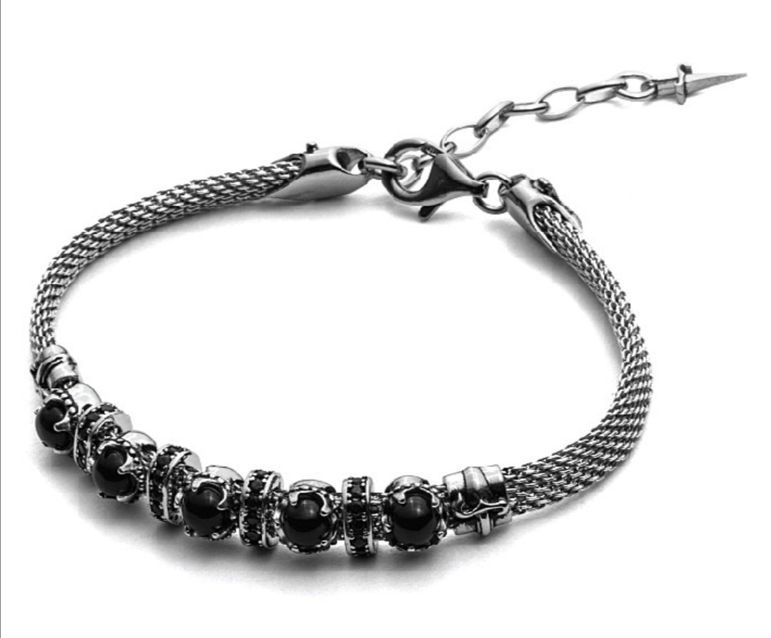 bracciale uomo Cesare Paciotti Black Bezel