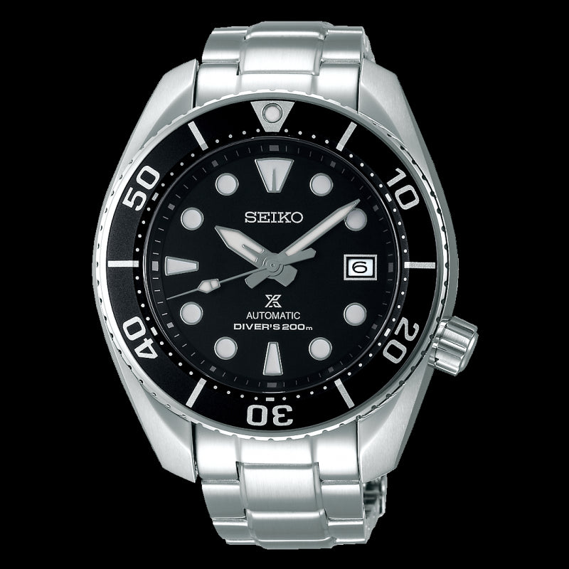 SEIKO - Orologio automatico in acciaio inox fondo nero - Prospex