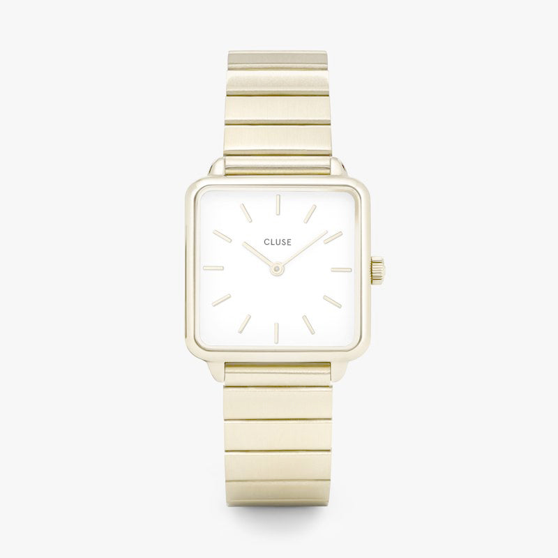 Orologio "La Tétragone Single Link Gold/White" (Cluse) - CL60023S