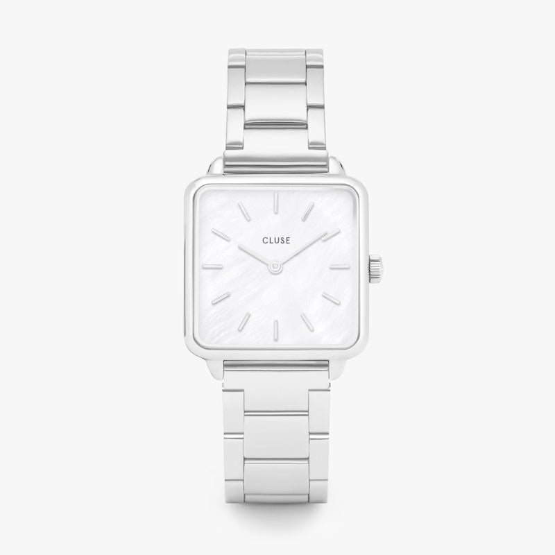 Orologio "La Tétragone Single Link Silver/White Pearl" (Cluse) - CL60025S