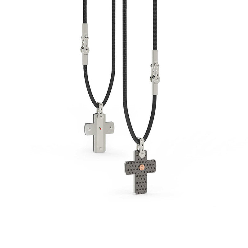 Collana in acciaio e corda Comete Gioielli della collezione Turbo - UGL588