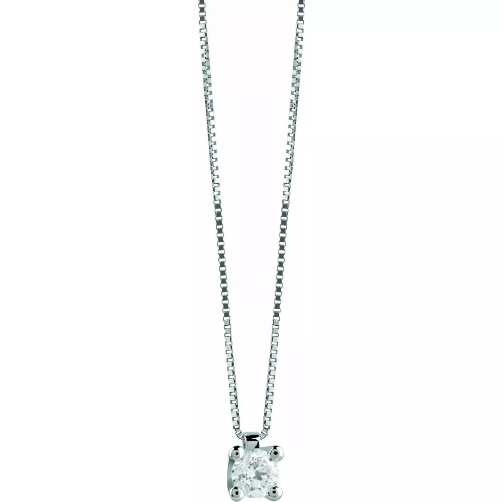 (image for) Collana in oro bianco e diamante Salvini Gioielli – Collezione Virginia