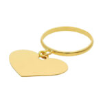 anello-oro-giallo- ciondolo-cuore